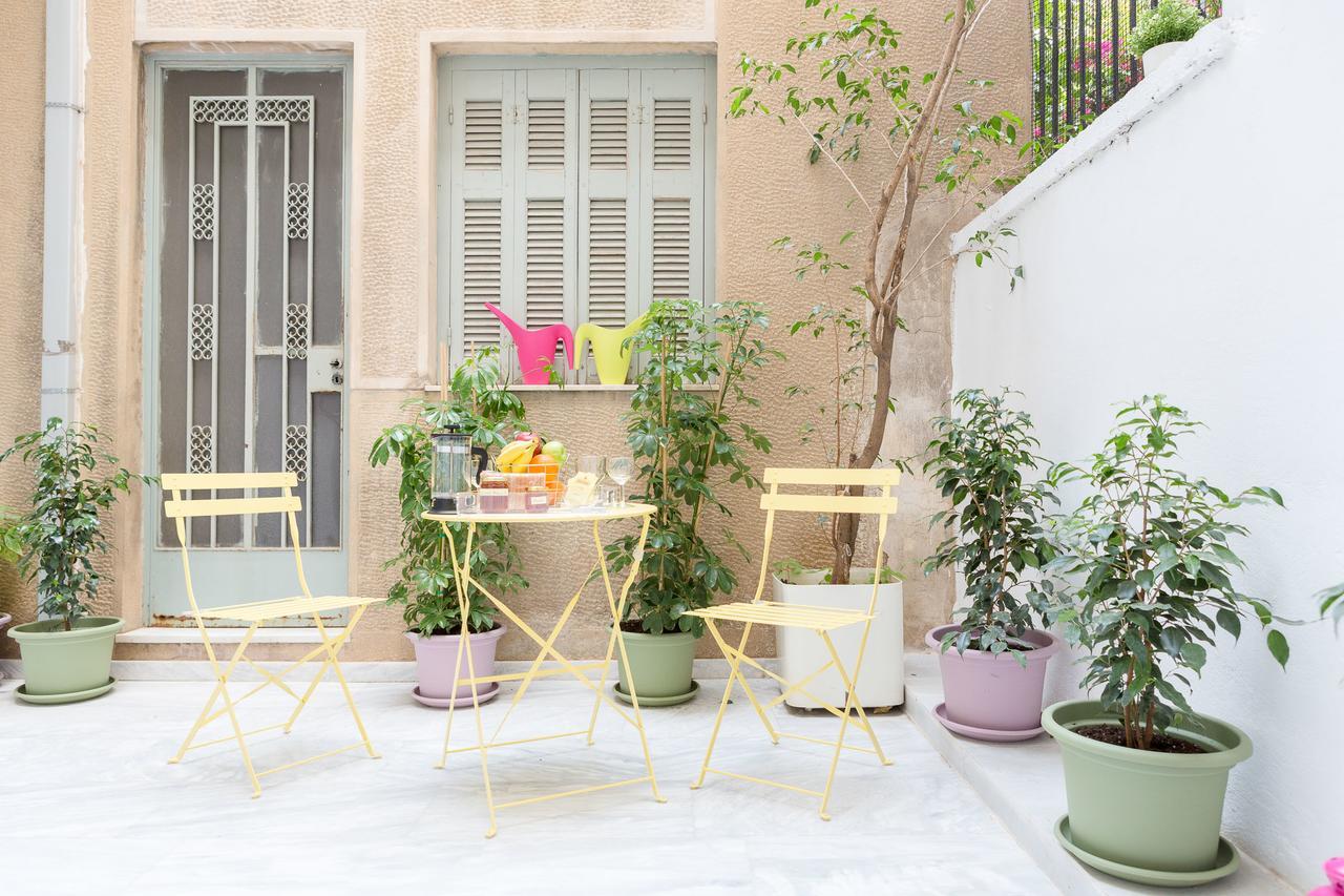 Grandma'S Chic & Bright Athenian Home With A Patio Exterior foto